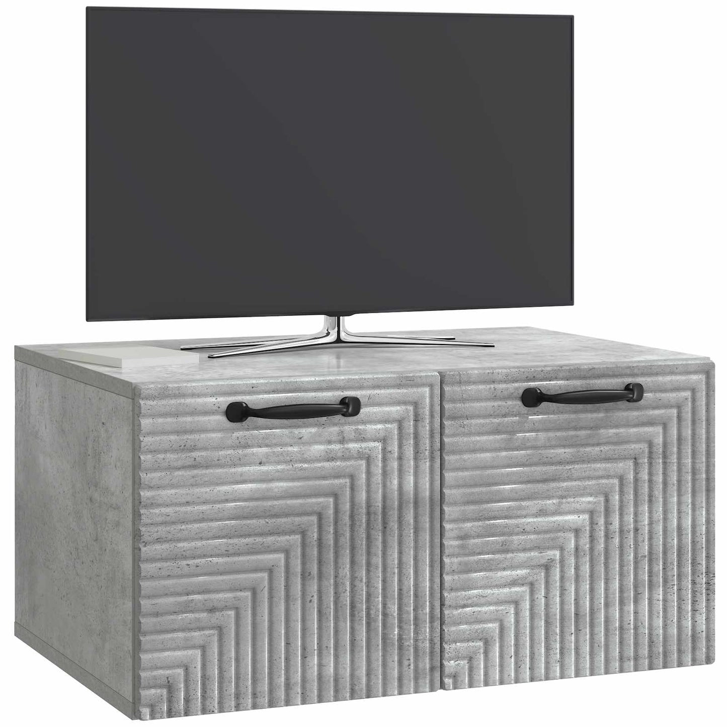 Wall-Mounted TV Cabinet Concrete Grey 59.5 x 41 x 30 cm