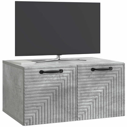 Wall-Mounted TV Cabinet Concrete Grey 59.5 x 41 x 30 cm