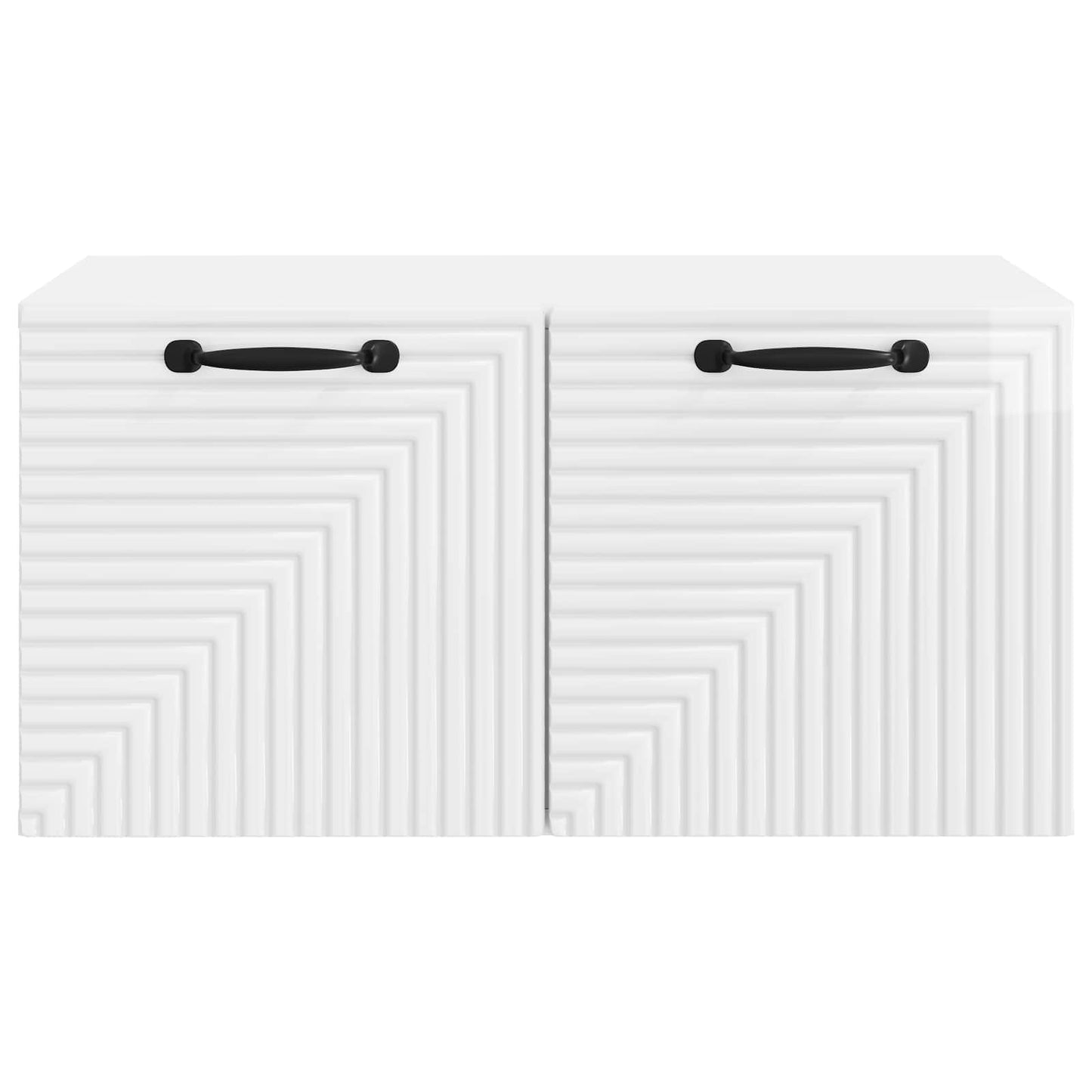 Wall-Mounted TV Cabinet High Gloss White 59.5 x 41 x 30 cm