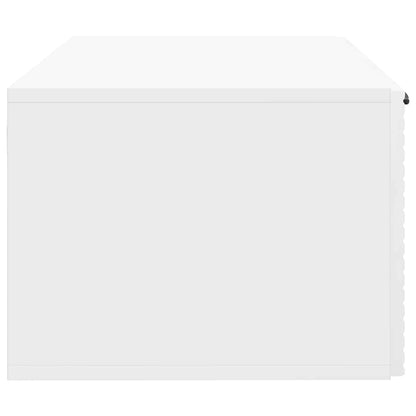 Wall-Mounted TV Cabinet High Gloss White 59.5 x 41 x 30 cm