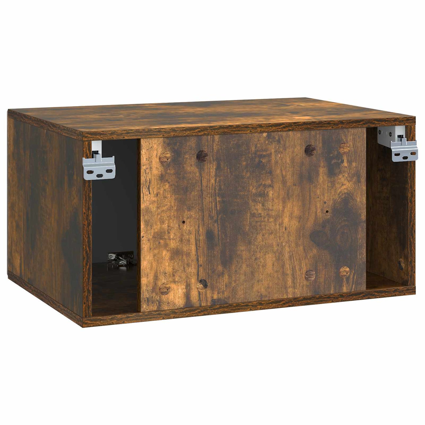 Wall-Mounted TV Cabinet Smoked Oak 59.5 x 41 x 30 cm