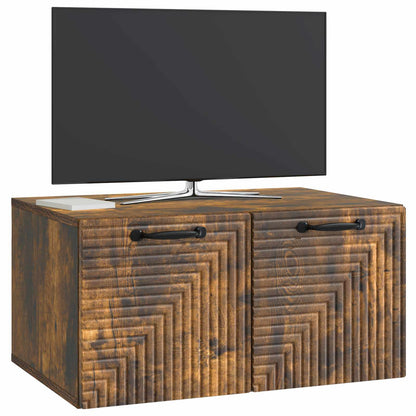 Wall-Mounted TV Cabinet Smoked Oak 59.5 x 41 x 30 cm