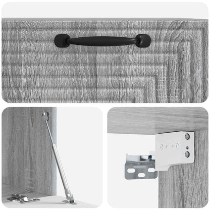Wall-Mounted TV Cabinet Grey Sonoma 59.5 x 41 x 30 cm