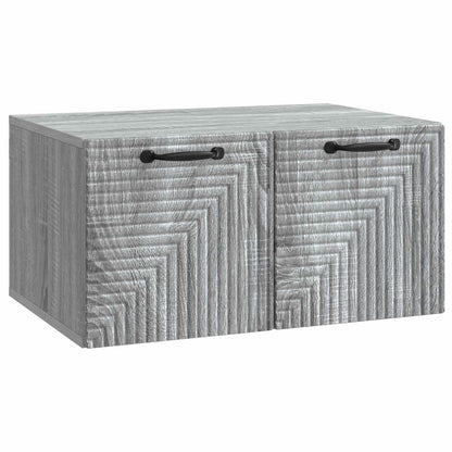 Wall-Mounted TV Cabinet Grey Sonoma 59.5 x 41 x 30 cm