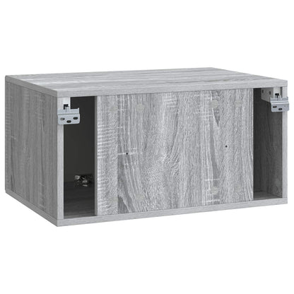 Wall-Mounted TV Cabinet Grey Sonoma 59.5 x 41 x 30 cm