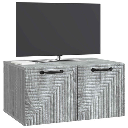 Wall-Mounted TV Cabinet Grey Sonoma 59.5 x 41 x 30 cm