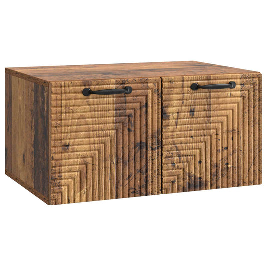 Wall-Mounted TV Cabinet Wall-mounted Old Wood 59.5 x 41 x 30 cm