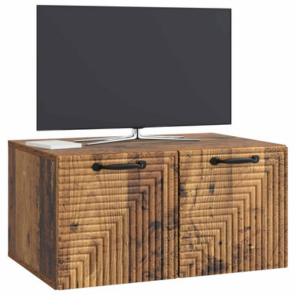 Wall-Mounted TV Cabinet Wall-mounted Old Wood 59.5 x 41 x 30 cm