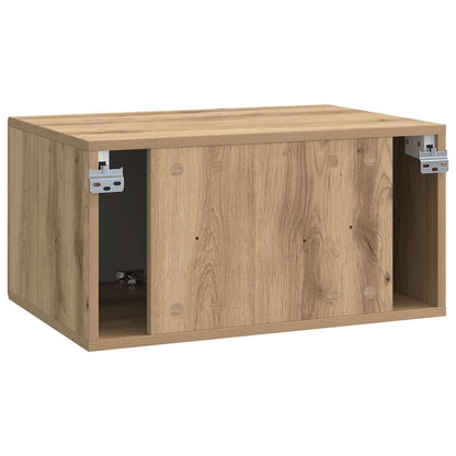 Wall-Mounted TV Cabinet Artisan Oak 59.5 x 41 x 30 cm