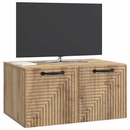 Wall-Mounted TV Cabinet Artisan Oak 59.5 x 41 x 30 cm