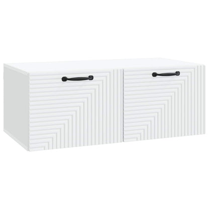 Wall-Mounted TV Cabinet White 78.5 x 41 x 30 cm Engineered Wood