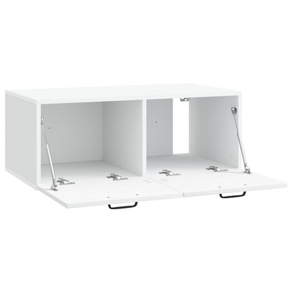 Wall-Mounted TV Cabinet White 78.5 x 41 x 30 cm Engineered Wood