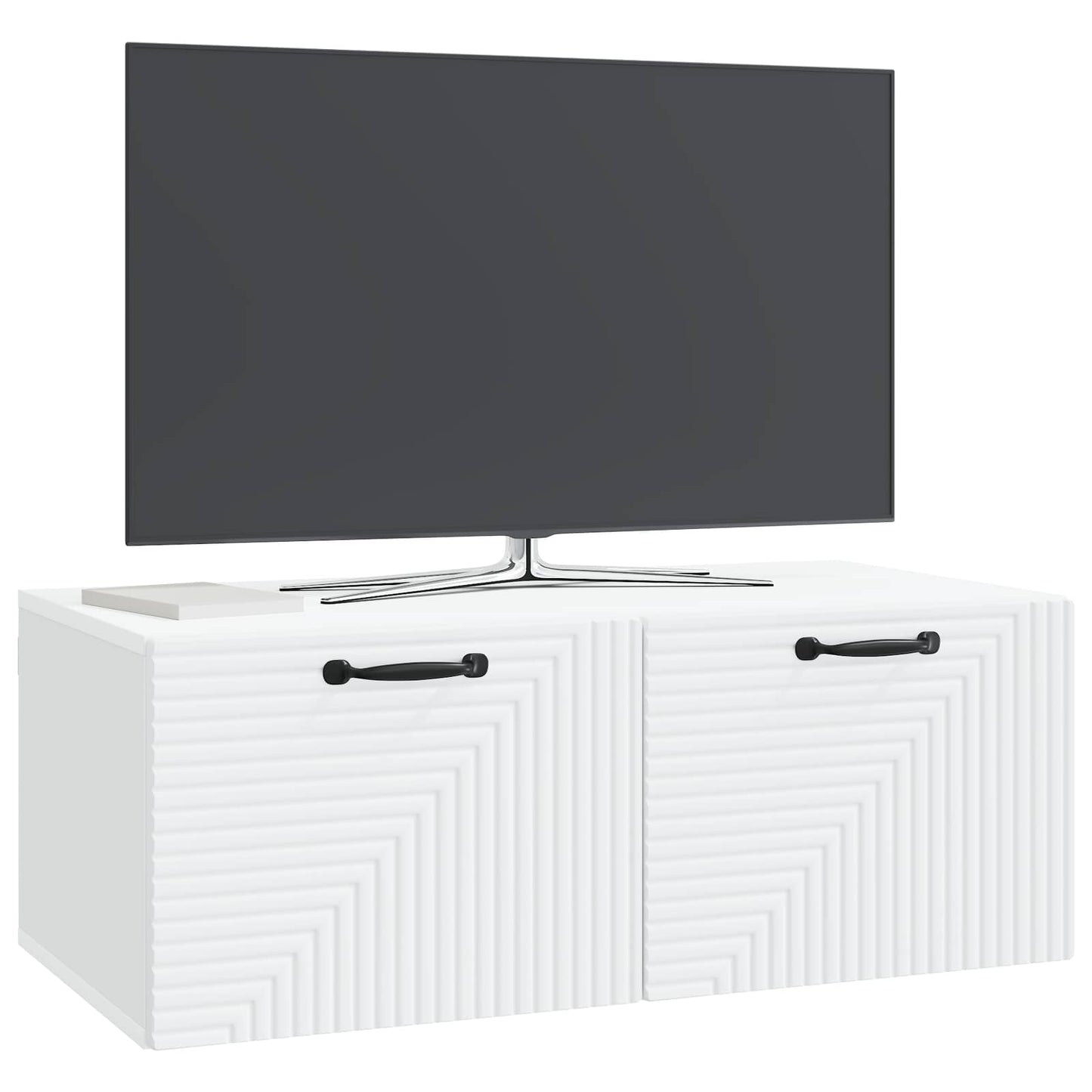 Wall-Mounted TV Cabinet White 78.5 x 41 x 30 cm Engineered Wood