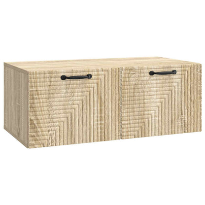 Wall-Mounted TV Cabinet Sonoma Oak 78.5 x 41 x 30 cm