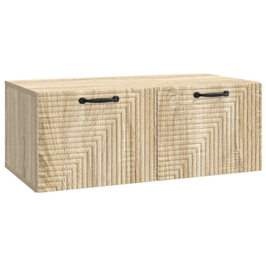 Wall-Mounted TV Cabinet Sonoma Oak 78.5 x 41 x 30 cm