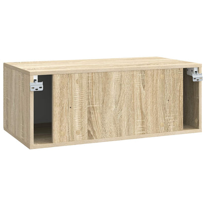 Wall-Mounted TV Cabinet Sonoma Oak 78.5 x 41 x 30 cm