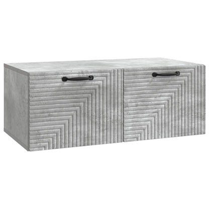 Wall-Mounted TV Cabinet Concrete Grey 78.5 x 41 x 30 cm