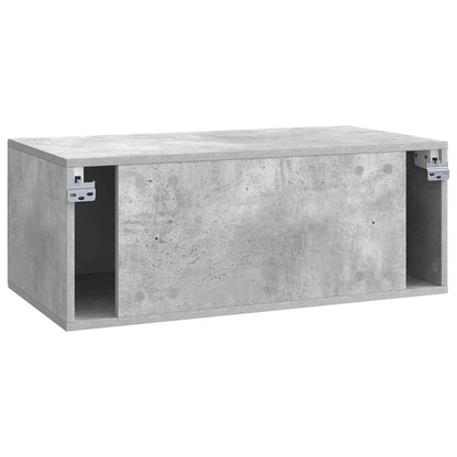 Wall-Mounted TV Cabinet Concrete Grey 78.5 x 41 x 30 cm