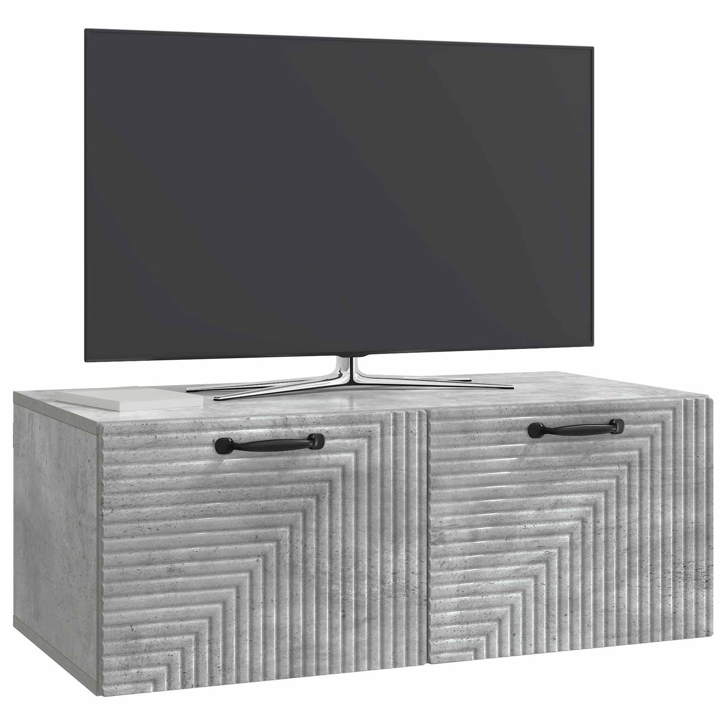 Wall-Mounted TV Cabinet Concrete Grey 78.5 x 41 x 30 cm
