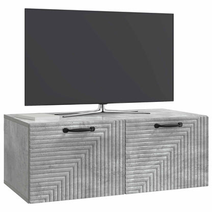 Wall-Mounted TV Cabinet Concrete Grey 78.5 x 41 x 30 cm