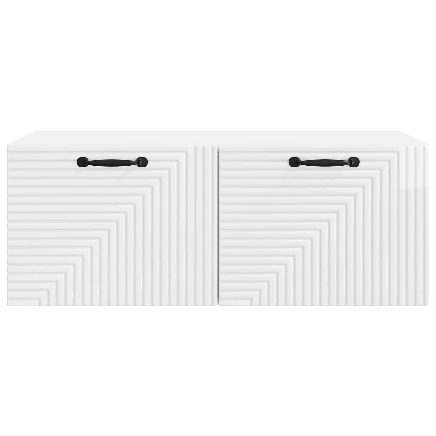 Wall-Mounted TV Cabinet High Gloss White 78.5 x 41 x 30 cm