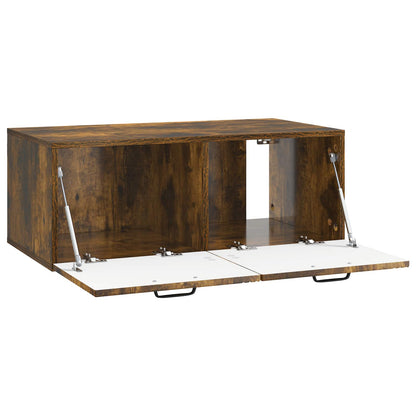 Wall-Mounted TV Cabinet Smoked Oak 78.5 x 41 x 30 cm