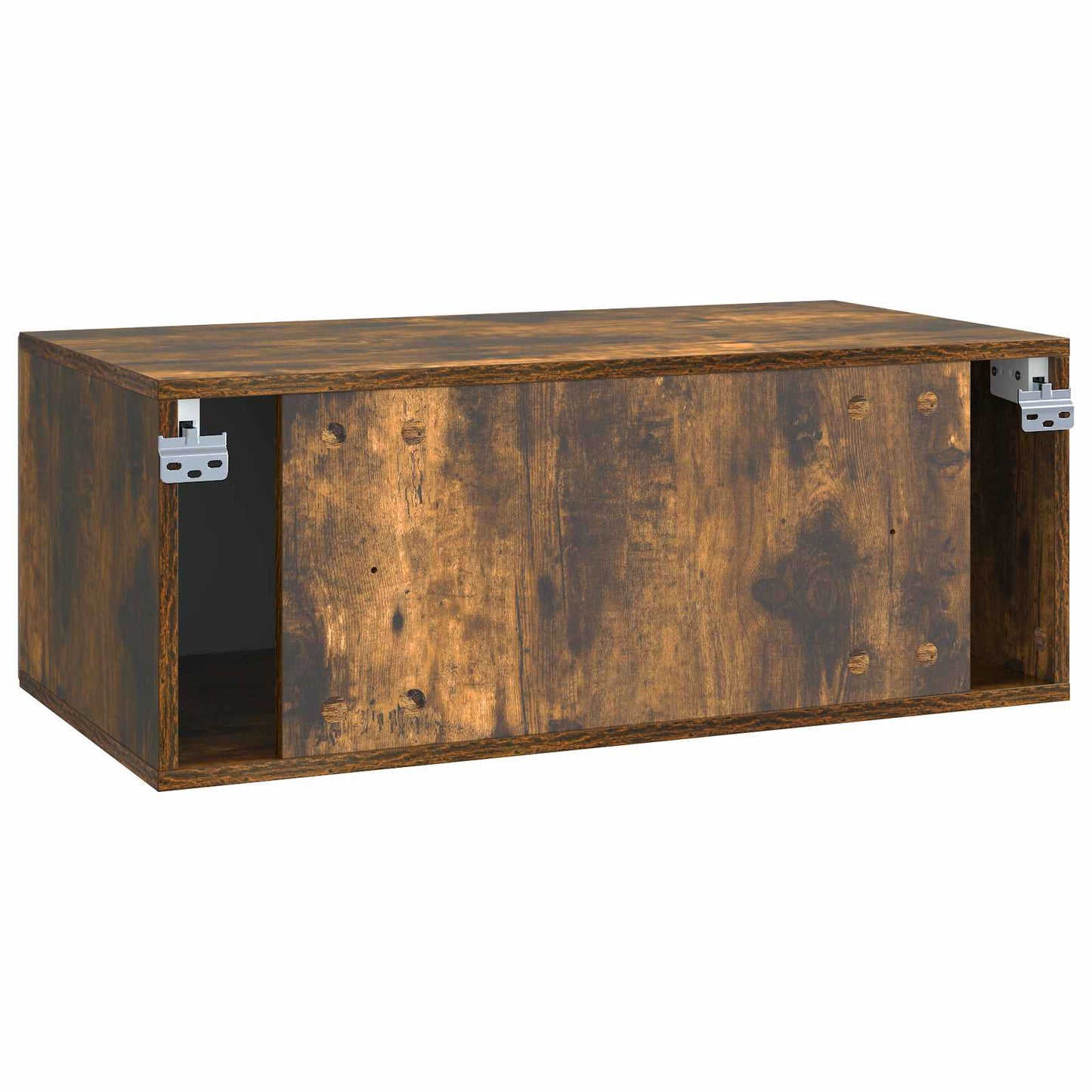 Wall-Mounted TV Cabinet Smoked Oak 78.5 x 41 x 30 cm