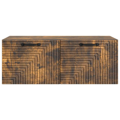 Wall-Mounted TV Cabinet Smoked Oak 78.5 x 41 x 30 cm