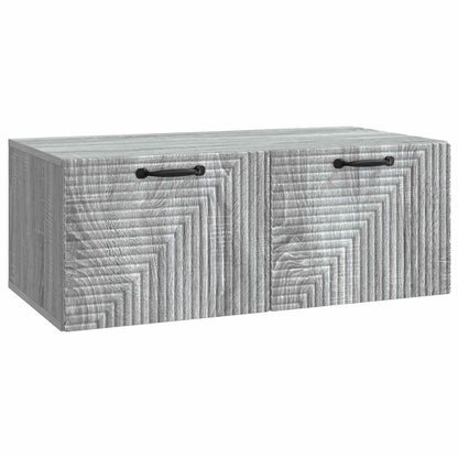 Wall-Mounted TV Cabinet Grey Sonoma 78.5 x 41 x 30 cm