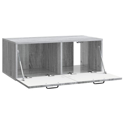 Wall-Mounted TV Cabinet Grey Sonoma 78.5 x 41 x 30 cm