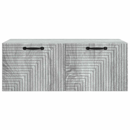 Wall-Mounted TV Cabinet Grey Sonoma 78.5 x 41 x 30 cm