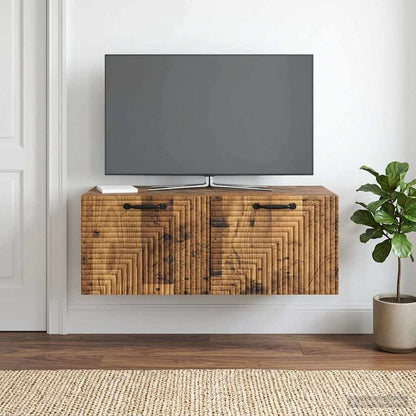 Wall-Mounted TV Cabinet Wall-mounted Old Wood 78.5 x 41 x 30 cm