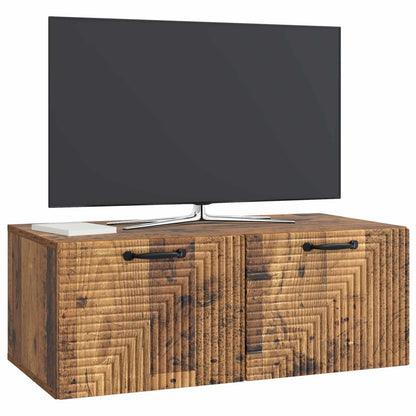 Wall-Mounted TV Cabinet Wall-mounted Old Wood 78.5 x 41 x 30 cm