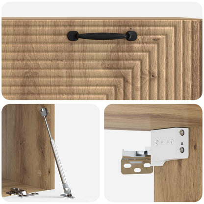 Wall-Mounted TV Cabinet Artisan Oak 78.5 x 41 x 30 cm