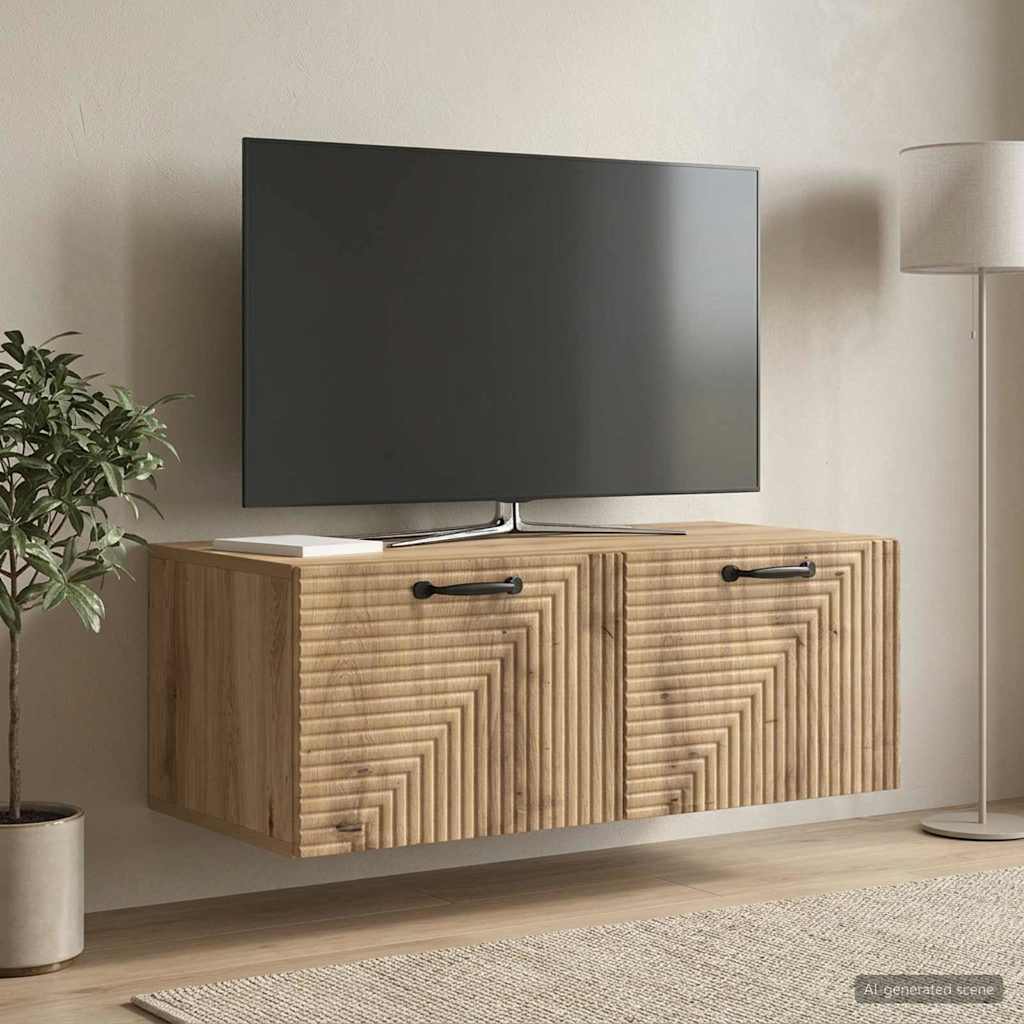 Wall-Mounted TV Cabinet Artisan Oak 78.5 x 41 x 30 cm