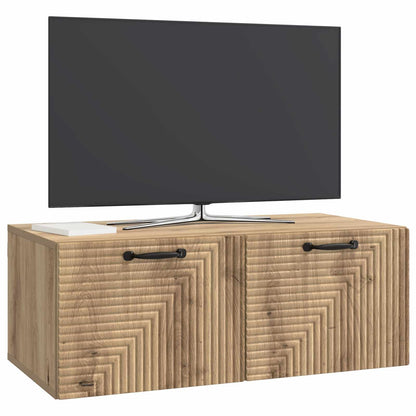 Wall-Mounted TV Cabinet Artisan Oak 78.5 x 41 x 30 cm