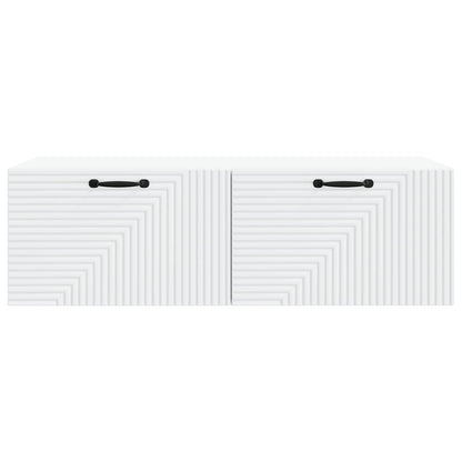 Wall-Mounted TV Cabinet White 98 x 41 x 30 cm Engineered Wood