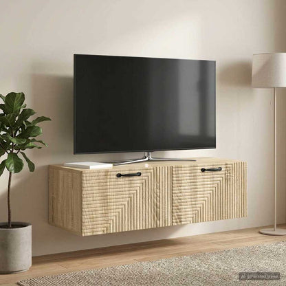 Wall-Mounted TV Cabinet Wall-mounted Sonoma Oak 98 x 41 x 30 cm