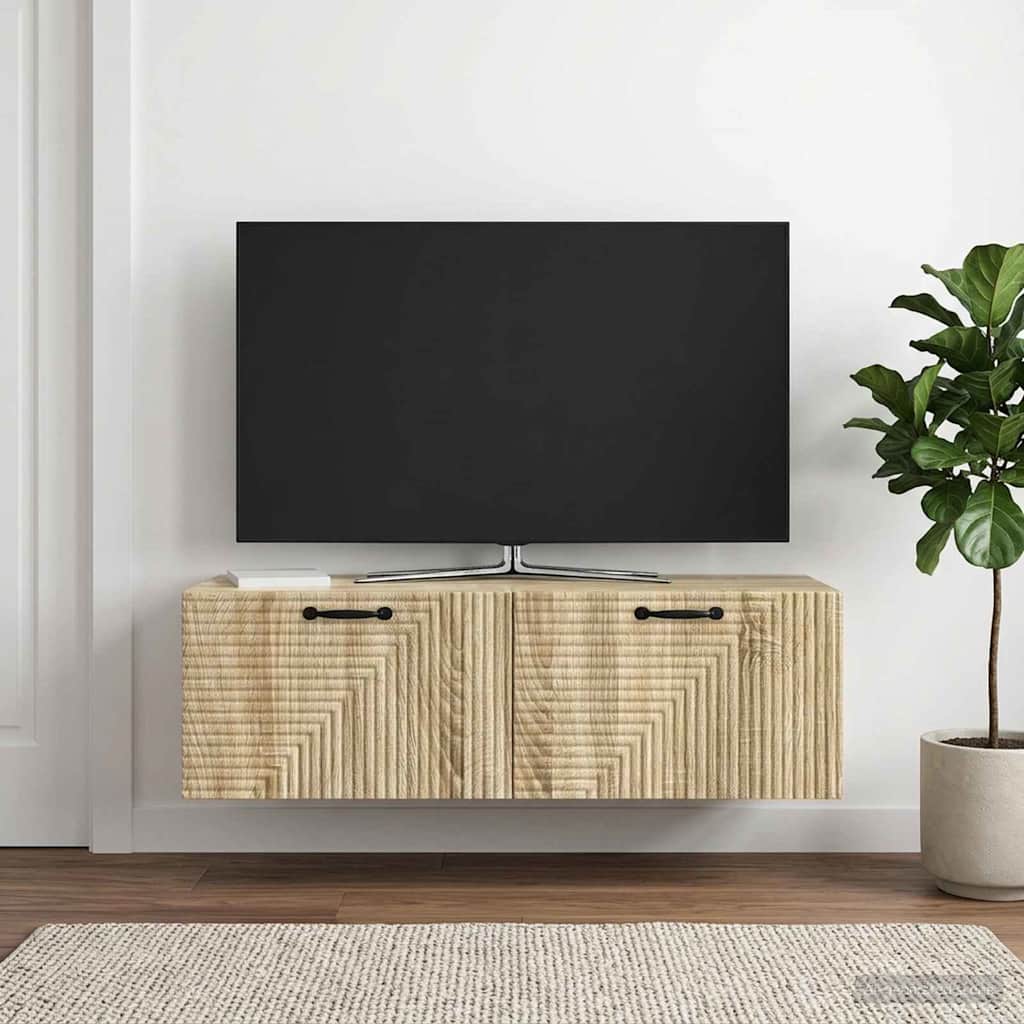 Wall-Mounted TV Cabinet Wall-mounted Sonoma Oak 98 x 41 x 30 cm