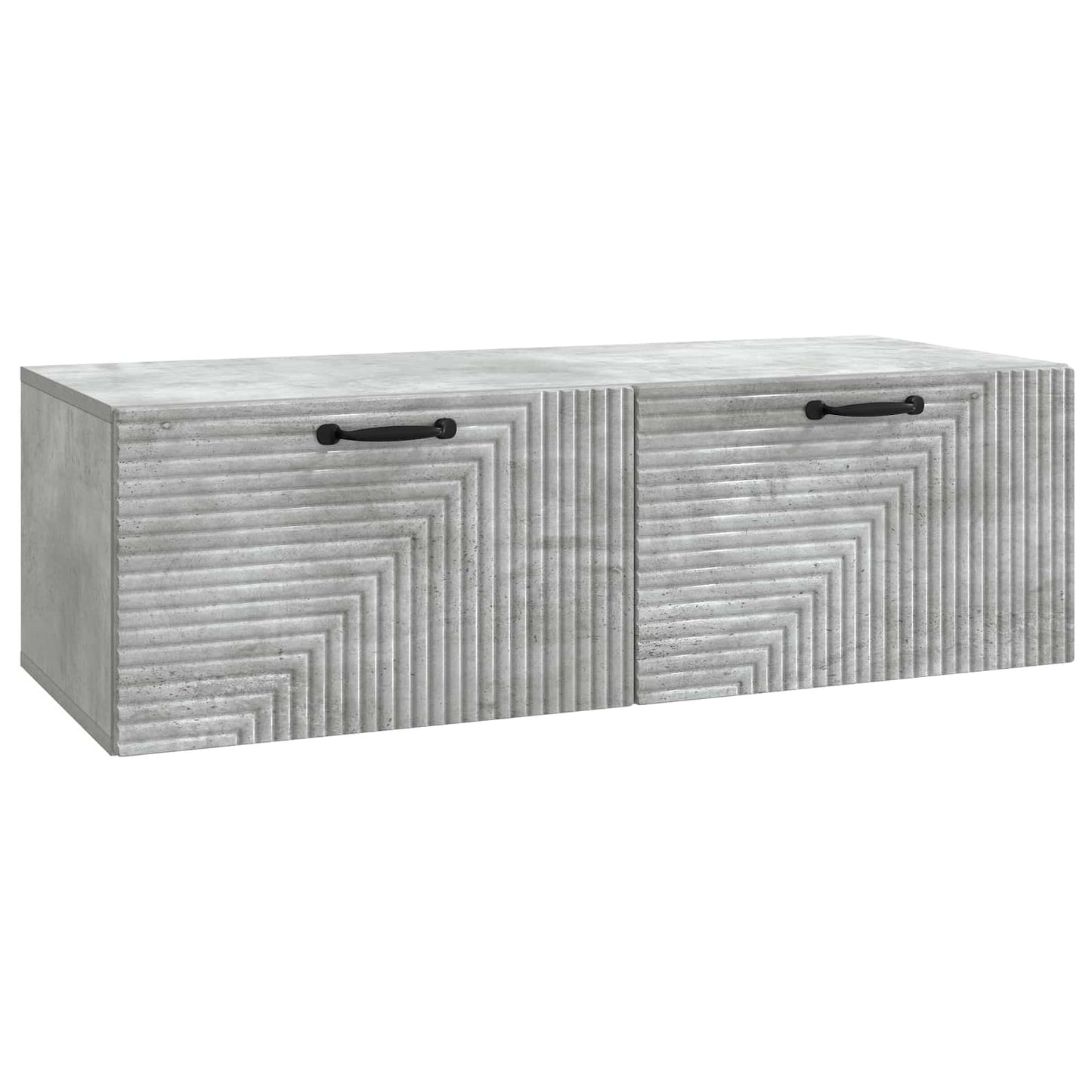 Wall-Mounted TV Cabinet Concrete Grey 98 x 41 x 30 cm