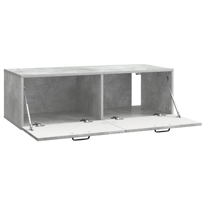 Wall-Mounted TV Cabinet Concrete Grey 98 x 41 x 30 cm