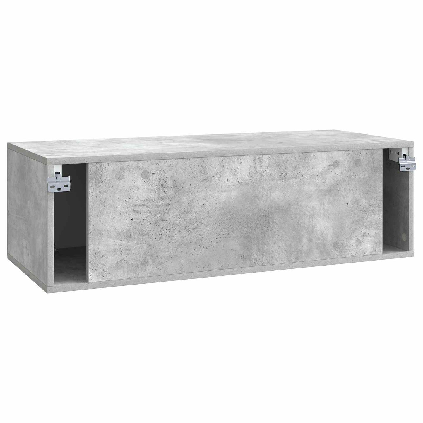 Wall-Mounted TV Cabinet Concrete Grey 98 x 41 x 30 cm
