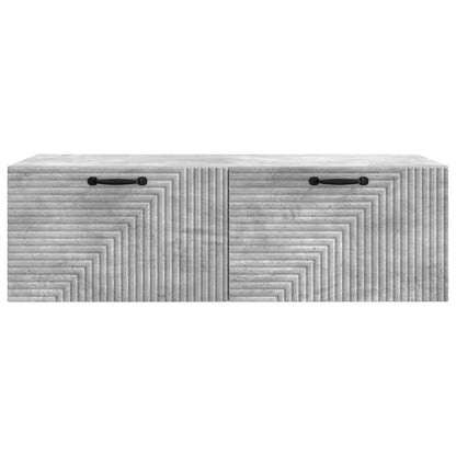 Wall-Mounted TV Cabinet Concrete Grey 98 x 41 x 30 cm