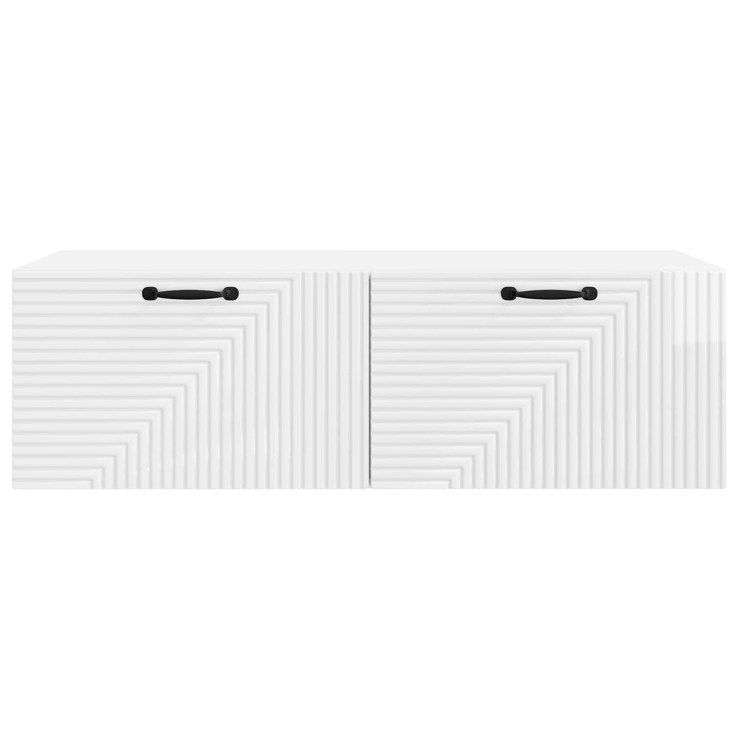 Wall-Mounted TV Cabinet High Gloss White 98 x 41 x 30 cm