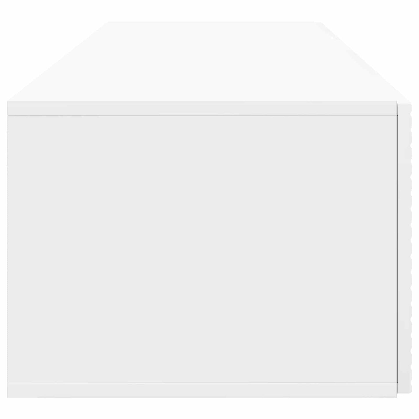 Wall-Mounted TV Cabinet High Gloss White 98 x 41 x 30 cm