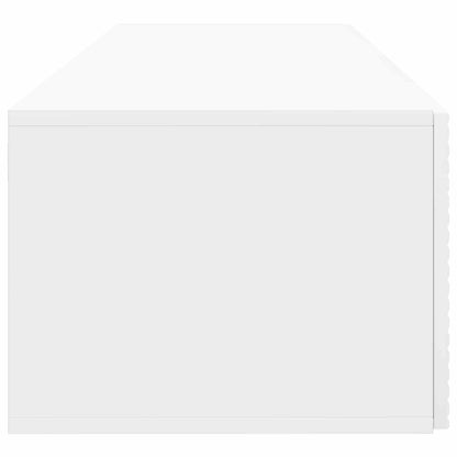 Wall-Mounted TV Cabinet High Gloss White 98 x 41 x 30 cm