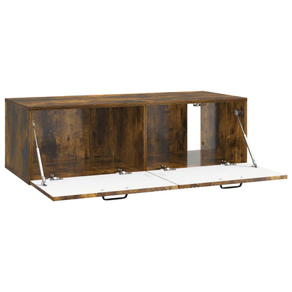 Wall-Mounted TV Cabinet Wall-mounted Smoked Oak 98 x 41 x 30 cm