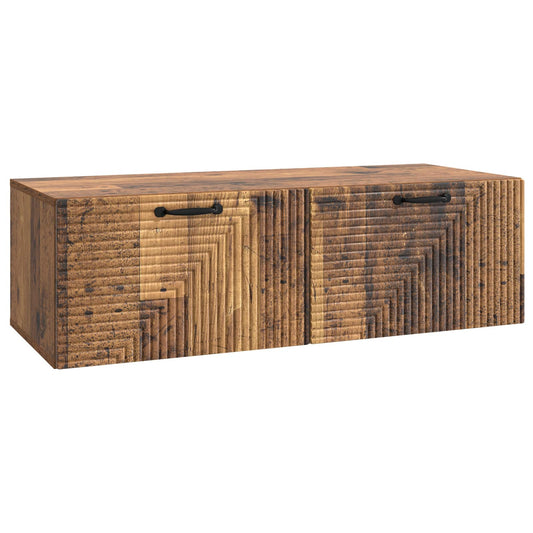Wall-Mounted TV Cabinet Wall-mounted Old Wood 98 x 41 x 30 cm