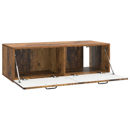 Wall-Mounted TV Cabinet Wall-mounted Old Wood 98 x 41 x 30 cm