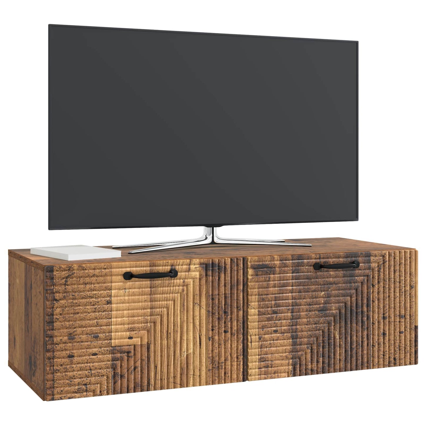 Wall-Mounted TV Cabinet Wall-mounted Old Wood 98 x 41 x 30 cm
